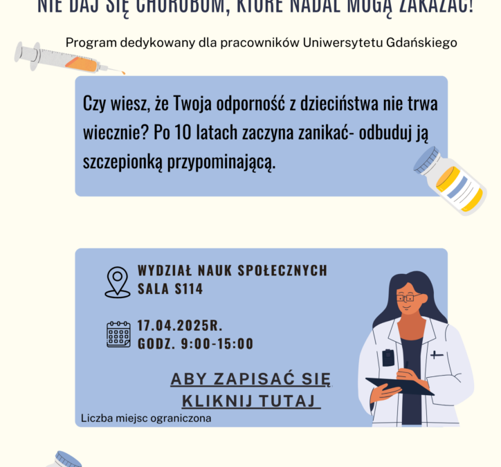 Jedna szczepionka – potrójna ochrona: błonica, tężec, krztusiec