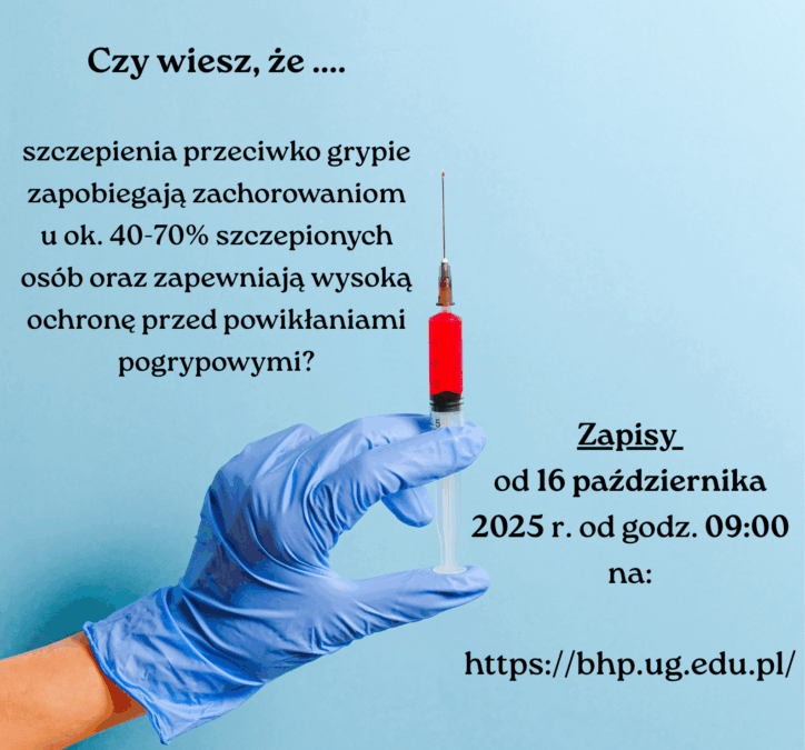 Szczepienie przeciwko grypie dla pracowników UG